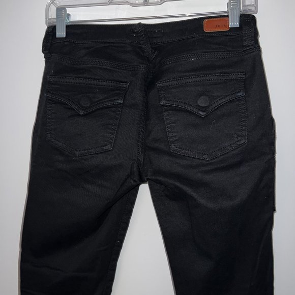 Joie Park Skinny Pants, Black - Size 25 - Picture 3 of 5
